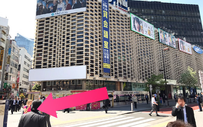 JR新橋駅ルート2