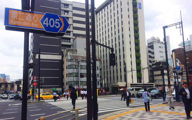 JR新橋駅ルート5
