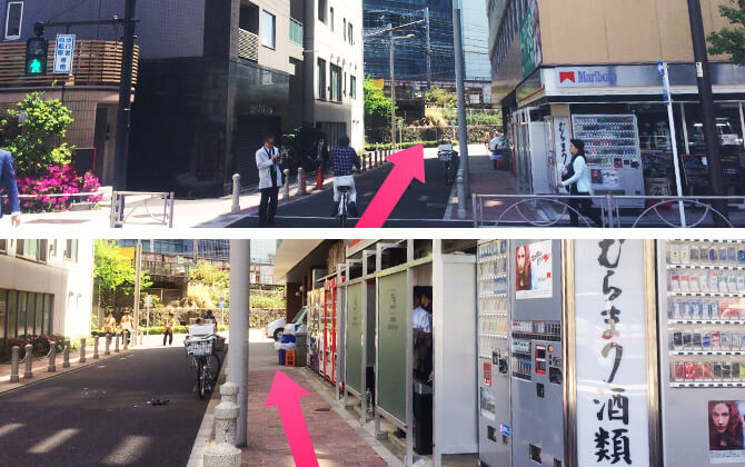 JR新橋駅ルート7