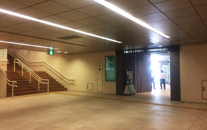 汐留駅ルート1