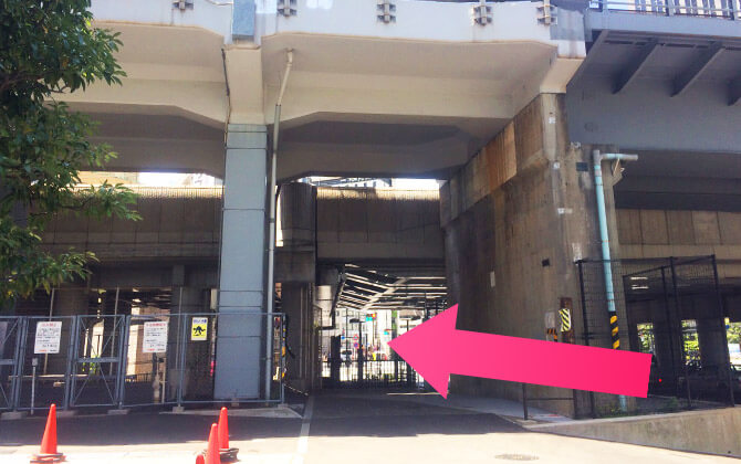 汐留駅ルート4